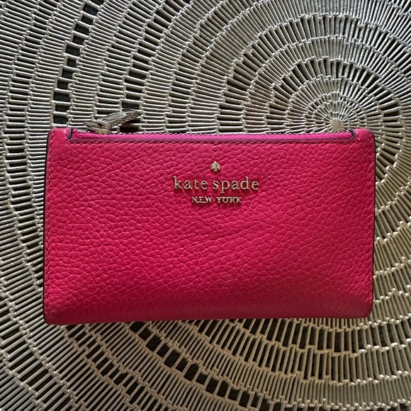 Kate Spade Pink Leather Wallet - Picture 1 of 3